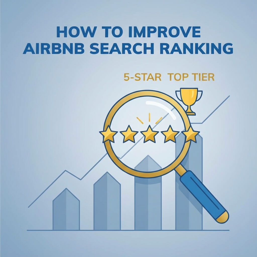 Airbnb検索順位を上げる3つの黄金ルール（2026年最新版）